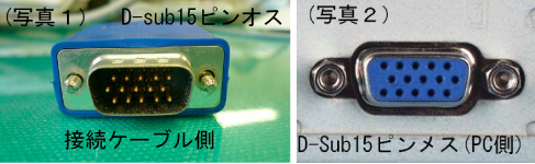 D-sub15コネクタ